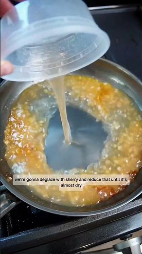 How to make a sherry cream sauce #recipe #sherrycreamsauce #cooking