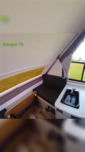 Aliner Ranger 10 Interior Tour | A Frame Camper Travel Trailer