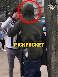 He chose the wrong guy and unlocked a full tutorial in consequences #Pickpocket #WrongGuy #PickpocketFail #InstantKarma #CrimeDoesntPay #NiceTryBuddy | Sneaky Streets