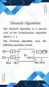 What is the Deutsch-Jozsa algorithm?