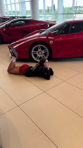 Passion for Red Cars: Ferrari Girls Trending Video