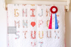 Alphabet Baby Quilt Pattern: I Love You Heart Design (PDF Download) - Etsy