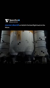 315K views · 7.4K reactions | Artemis I launched the Space Launch System and the uncrewed Orion capsule on a historic shakedown mission beyond Earth orbit. The flight tested the rocket, deep-space navigation, and Orion’s heat shield during reentry, laying the groundwork for Artemis II and the next generation of lunar exploration. | SpaceEve | Facebook