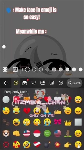 how to make face in emojis easily ☺