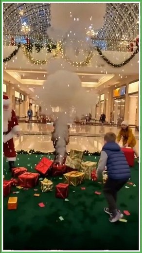 Epic Christmas Present Explosion Caught on Camera!