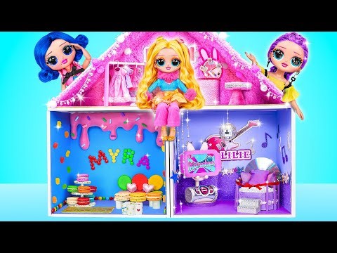 Creating 3 K-Pop Demon Hunters Rooms! 10 DIYs for L.O.L. Dolls!| TuLaLoo