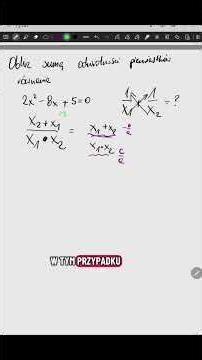 stosuj wzory vieta gdzie można, to serio łatwe #matematyka #matura #egzaminósmoklasistymatematyka