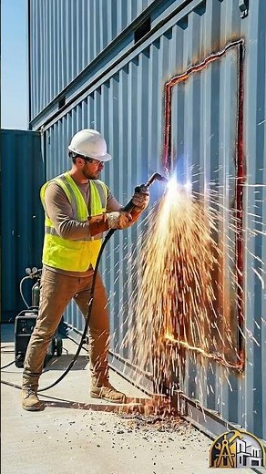 Building in the Desert: Shipping Container Transformation #construction #innovation