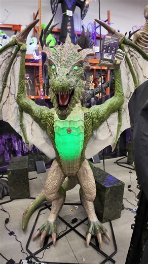 Wyvern Dragon Animatronic #homedepot #halloween #2025