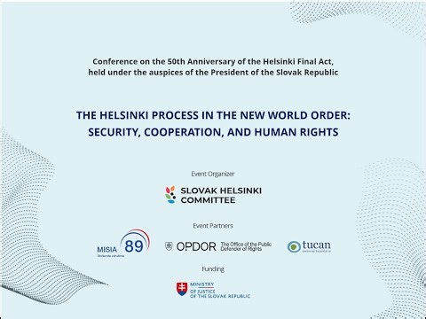 Conference on the 50th Anniversary of the Helsinki Final Act