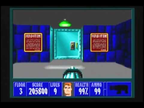 Wolfenstein 3D (100%) Walkthrough (E6M3)