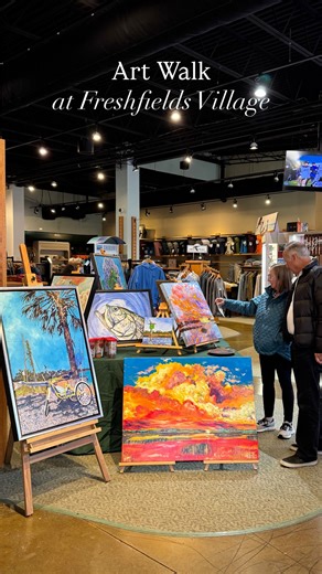 1K views · 11 reactions | Tomorrow is the day! Join us at The Village for the Fall Art Walk Friday October 10 from 4 to 7 pm. Explore live art demonstrations, browse local and visiting artists inside your favorite shops, and enjoy live music as you stroll through The Village! Click the link in the comments for more details! | Freshfields Village | Facebook