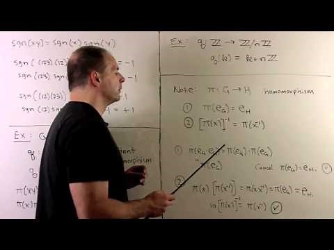 GT8. Group Homomorphisms
