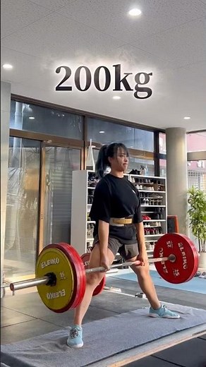 200kg RPE7🦋#powerlifting #パワーリフティング #筋トレ #デットリフト #筋トレ女子