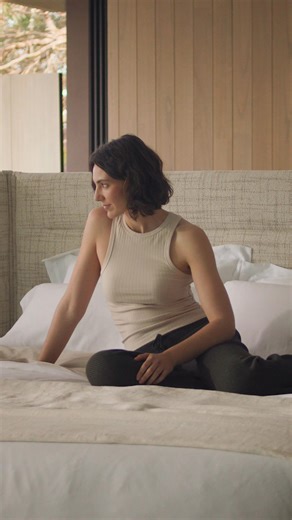 Introducing the Horizon Bed. Experience true grandeur with a floating platform and impressive bedhead tailored for comfort. Optional side panels can open wide or fold inward for a private sleep space. | King Living | Facebook