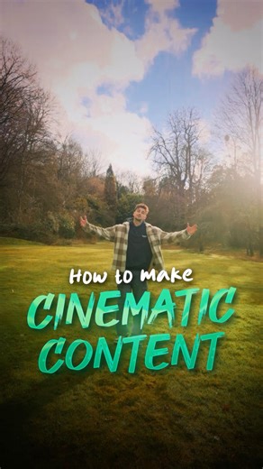 How to make your videos look cinematic 🎥✨