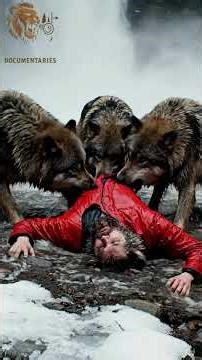 He Saved a Wolf Pup from a Waterfall Then the Pack Did the Unthinkable! 🐺❄️ #animals