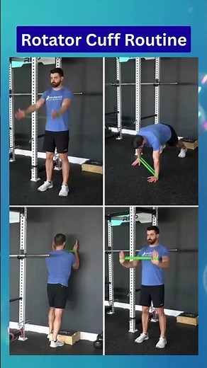 4 Rotator Cuff Exercises for Shoulder Health #RotatorCuffExercises