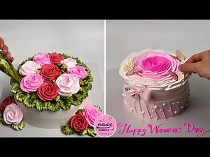Best Rose Cake Decorating Tutorials Ideas For Beginners | New Cake Designs | Part 546