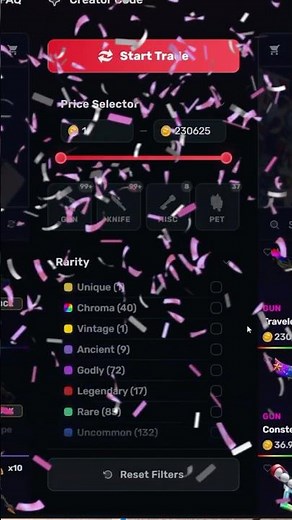 How to get rich using Bloxswaps #mm2 #roblox
