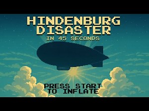 Hindenburg Disaster in 45 Seconds | 8-Bit Recreation Ep. 6