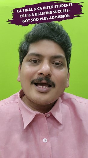 CA FINAL & CA INTER STUDENTS - CRS IS A BLASTING SUCCESS - GOT 500 PLUS ADMISSION | MASTERMINDS For CA | Facebook