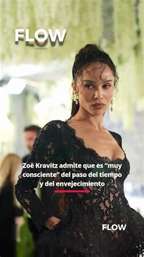Zoë Kravitz ha confesado que es “muy consciente” del envejecimiento y de la realidad