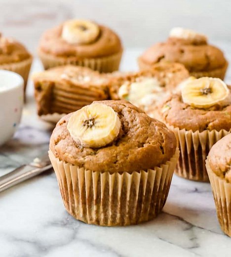 Hearty Whole Wheats Banana Zucchini Muffins
