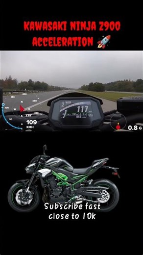 KAWASAKI Z900 TOP SPEED ☠️ | ACCELERATION