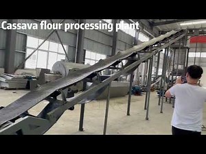 Complete set Cassava flour processing machine tapioca powder milling equipment