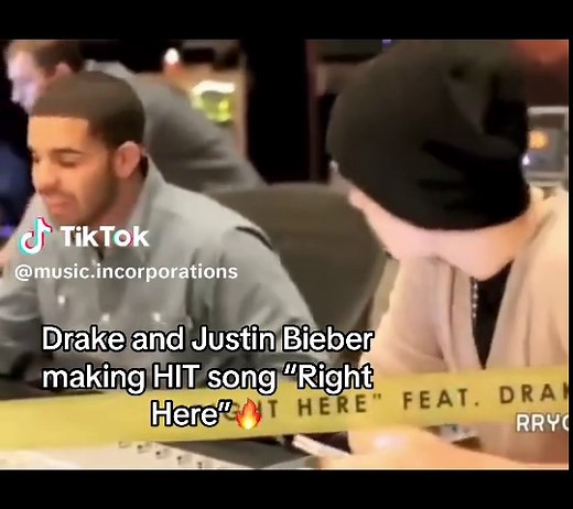 Justins raw vocals are beautiful #drake #justinbieber #righthere #collab #fyp