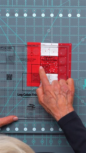 Join Jen as she shows you how to make the Courthouse Steps Block! Watch now: https://www.shabbyfabrics.com/free-downloads-and-video/841 | Shabby Fabrics