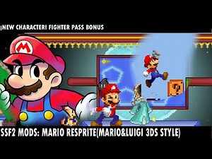 | SSF2 MODS | Mario RPG(3DS) Resprite | RELEASE |
