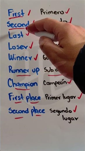 How to use FIRST, SECOND, and LAST? Useful words for organizing ideas in #English