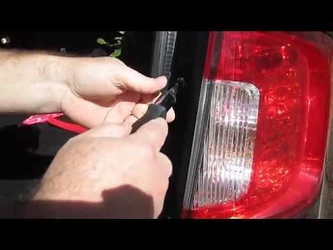 2011 Ford Edge tail light bulb replacement