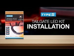 How to Install TYPE S Tailgate LED Light Bar with Brake Light & Turn Signal – LM533167