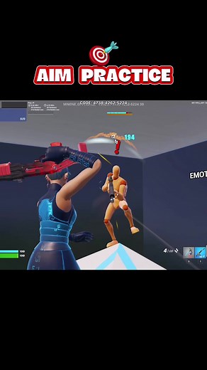 AIM PRACTICE MAP 50/50! AIM SIMULATOR MAP!🎯 #fortnitemap #aimmapfortnite #aimmap #aimpracticemap #fortnitepractice #mnenemaps