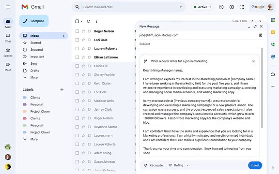 3.4K views · 211 reactions | Help me write in #Gmail uses AI to help you draft emails based on your freeform prompt. Learn how the power of Duet AI can help make your life easier ✍️ → https://goo.gle/3LZOZN5 | Gmail | Facebook
