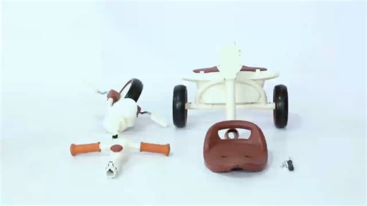 柏沃多功能三轮车安装视频