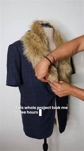 Upcycling a thrifted blazer 🪡🧵 #sewing #sustainability #fashion