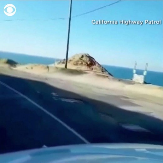400K views · 659 reactions | SHOCKING: A vehicle drives off a cliff into the Pacific Ocean in Northern California. Authorities have been looking for the car and its occupants since Monday. cbsn.ws/36hT8VH | CBS Mornings | Facebook
