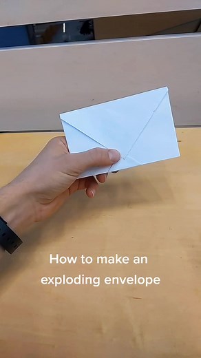Exploding Envelope Tutorial with Computer Paper