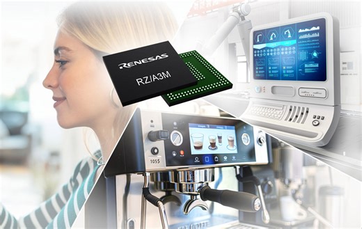 1GHz Renesas RZ/A3M Cortex-A55 MPU embeds 128MB on-chip DDR3L for HMI applications - CNX Software