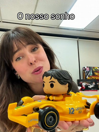 Os Funkos de Senna eram REALMENTE um dos nossos sonhos! 🤭 #AyrtonSenna #Funko #sonho