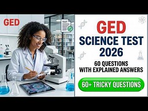 2026 GED Science Test Prep: 60 Must-Know Questions with Detailed Answer Explanations