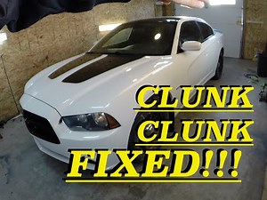 CHARGER CHALLENGER 300 CLUNK,CLUNK front suspension rebuild, lower control arms x4 tie rods FIXED!!!