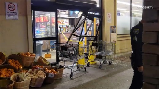 San Diego Man Kicked Out of Supermarket, Rams SUV Into Storefront