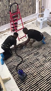 30 Seconds of Rug-Making Magic - Raw Sounds! #customrugs