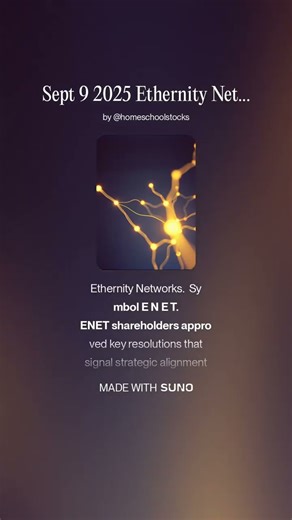 Sept 9 2025 Ethernity Networks ENET #londonstockexchange