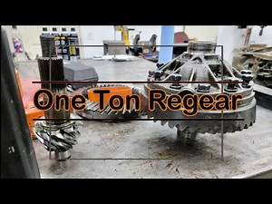 1 Ton Axle Regear. Part 1 - 14 Bolt Upgrade to 5.38 #UintaGarage #1ton #gears